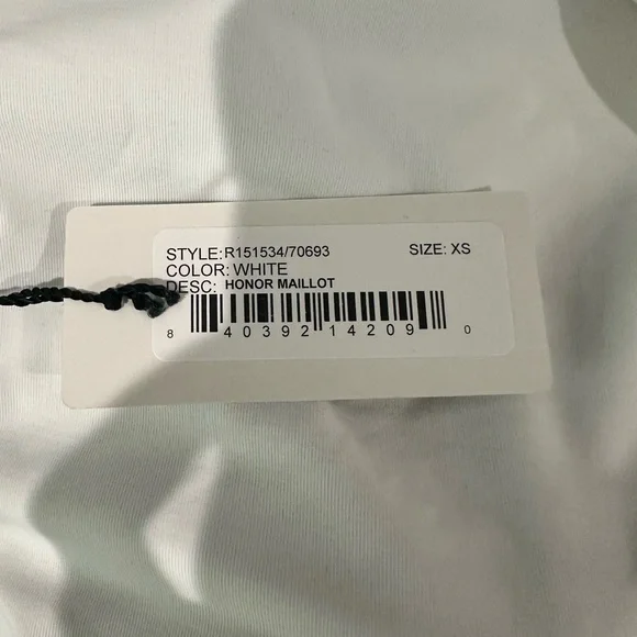 🆕 Rachel Pally Honor Maillot in White - Picture 7 of 9